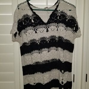 Free People stripped knit dress SMALL